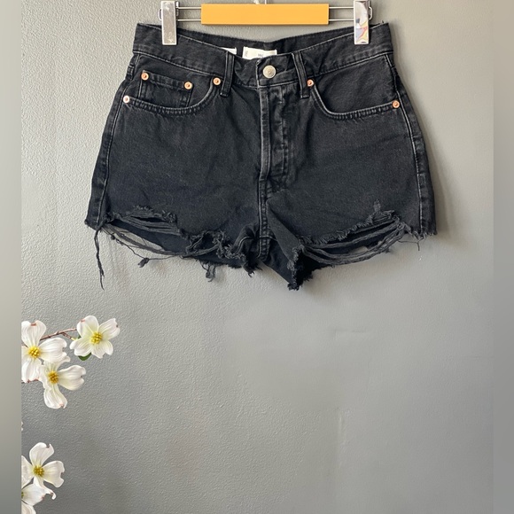 MANGO  Hailey Denim Shorts (Size 4) - Picture 3 of 6